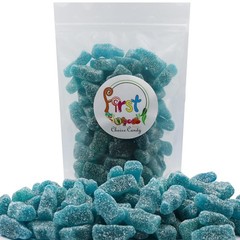 FirstChoiceCandy Sour Mini Gummy Soda Bottles (Blue Raspberry)