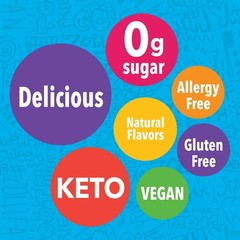 ZOLLIPOPS Sugar-Free Lollipops – Allergen-Free, Natural Fruit Flavors, 5.2 oz