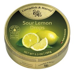 Cavendish & Harvey | Sour Lemon Hard Candy Drops | 5.3 Ounce (Pack of 1)