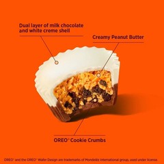 Reese’s Oreo Miniatures Milk Chocolate & White Peanut Butter Cups (2 Pounds)