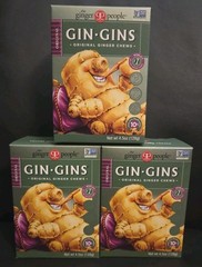 Gins Gins Original Ginger Chews Lot Of 3 Boxes (4.5oz Each) BB 04/2027 World’s#1