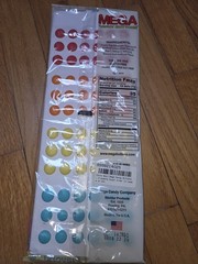 Candy Buttons – Mega Buttons 4 Flavors Cherry orange lemon raspberry 216 Buttons