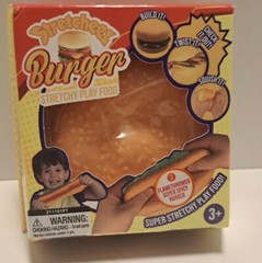 Stretcheez Burger A sticky, stretchy burger themed toy Pretend Food & Toppings