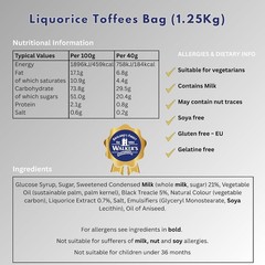Traditional British Licorice Toffees – Individually Wrapped