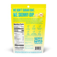 SkinnyDipped Lemon Bliss Yogurt Covered Almonds 3.5 oz Healthy Snack