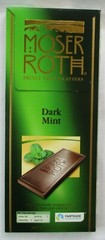 MOSER ROTH PREMIUM CHOCOLATE DARK MINT 5-BAR 4.4-OZ PACK