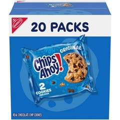 CHIPS AHOY! Original Chocolate Chip Cookies, 20 Snack Packs.
