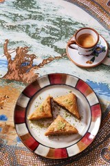 16-Piece Baklava Assortment – Cashew, Almond & Walnut | Handmade Mediterranean D