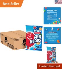 Tangy Fruit Flavor Soft Bites – Non-Melting Candy, 6oz Bags in Bulk (12 Packs)