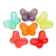 Albanese Mini Gummi Butterflies 3.5 Oz Mini Bag Gluten Free Fat Free Made In USA