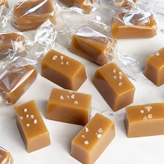 Homemade Sea Salt Caramels ½ lb. Gift Box with Personalized Notecard