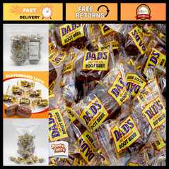 Bulk Hard Candy – DAD’S Root Beer Barrels, 5 lb Bag, Old Fashioned, Individually