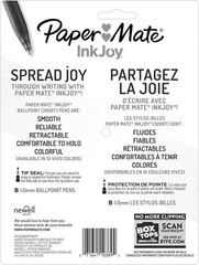 Paper Mate InkJoy 300RT Ballpoint Pen, Assorted Ink, Medium (8 Count)