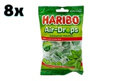 8x bags Haribo Air-Drops (Bronchiol) gummy candy 🍬 TRACKED SHIPPING ✈