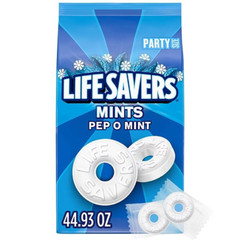 Life Savers Pep-O-Mint Breath Mints Hard Candy, Party Size – 44.93 oz