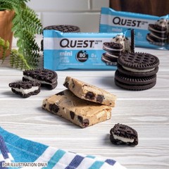 Quest Nutrition Mini Cookies & Cream Protein 14 Count (Pack of 1), brown
