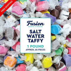 Assorted Salt Water Taffy, 1 Pound Bag, Individually 1 Pound,