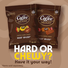 Coffee Delight Hard Candy – Pack of 50 Gluten Free Coffee-Flavored Candies Made