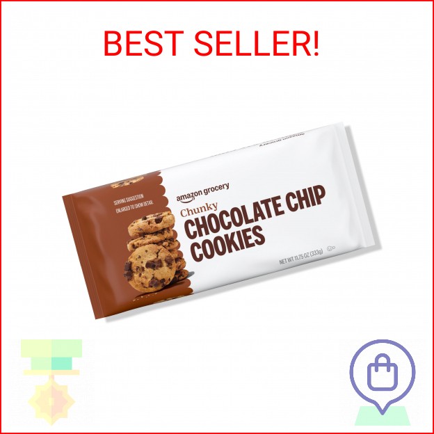 Amazon Grocery, Chunky Chocolate Chip Cookies, 11.75 Oz