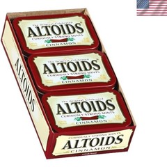 Crafted Cinnamon Mints, 6 Tins of 1.76oz – Perfect for Gifts & Fresh Breath
