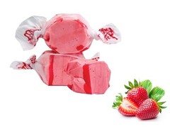 Taffy Town Salt Water Taffy, Strawberry, Soft & Chewy, Nostalgia (4 Pound Bag)