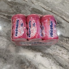 Mentos Pure Fresh Bubble Fresh Sugar-Free Gum 50 Pieces Each 6 Pack 300 Total