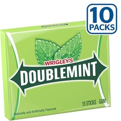 Doublemint WRIGLEY’S DOUBLEMINT Mint Gum Chewing Gum Bulk Pack, 15 Stick (Pack