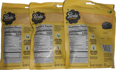 Panda Black Licorice Liquorice Flavor NON GMO 3-7 Oz (200g) 3 Ingredients