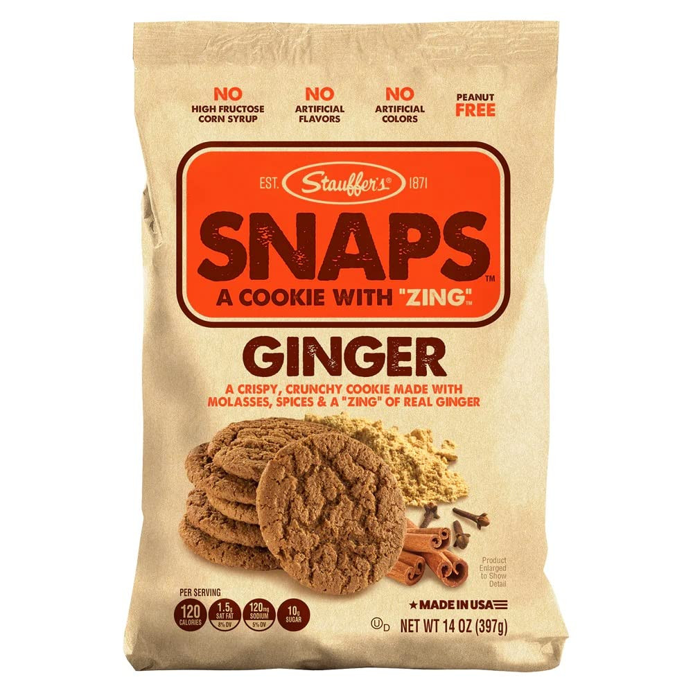 Original Recipe Ginger Snaps 14 Oz. Bag (4 Bags)