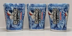 3x Ice Breakers Flavored Gum Ice Cube Snow Cone Bottle Pack – 3.24oz