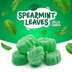 Spearmint Leaves Jelly Candy, 2-Pound Bag
