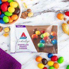 Chocolate Peanut Candies, Zero Sugar Snacks, Low Carb Snacks, 5 Ct