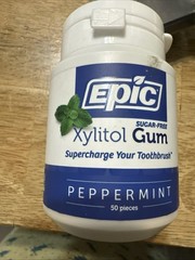 Xylitol Gum Peppermint 50 ct By Epic Dental