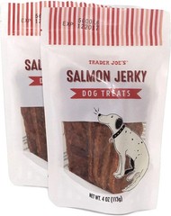 2 PACK Trader Joe’s Salmon Jerky Dog Treats FRESH