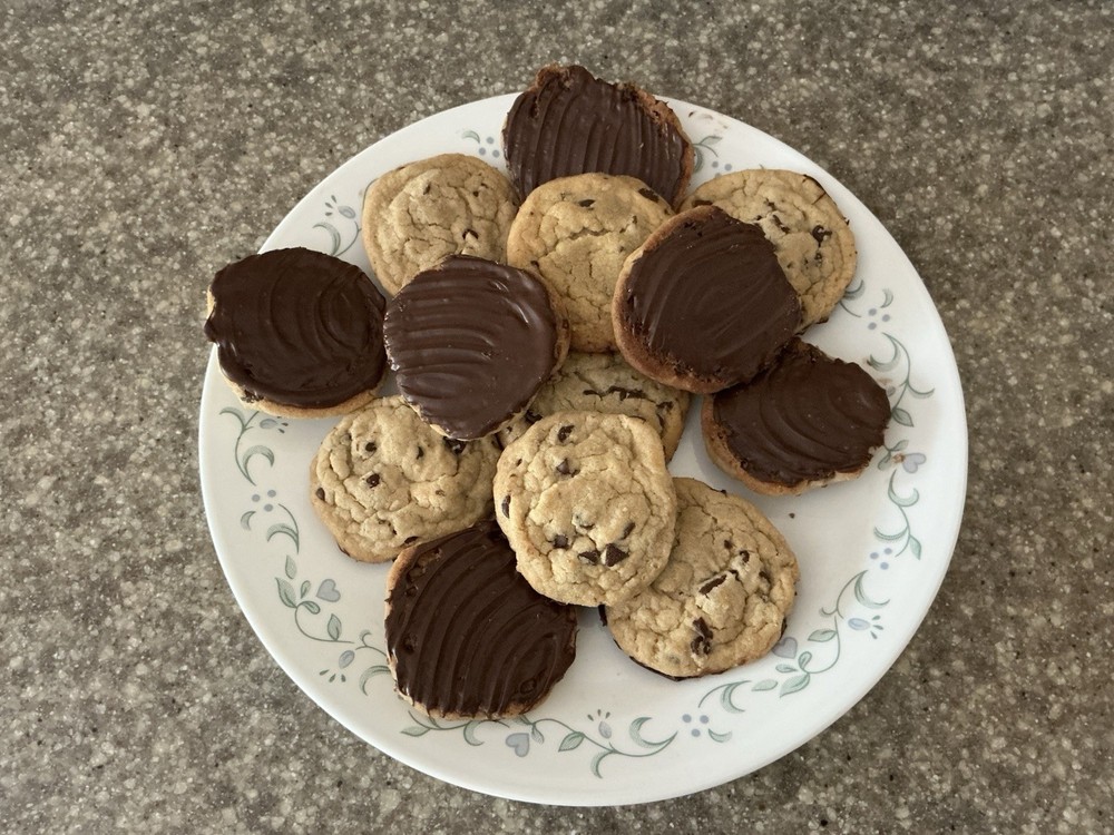 Classic Homemade Chocolate Chip Chocolate Dipped Cookies Bakers Dozen Made Fresh