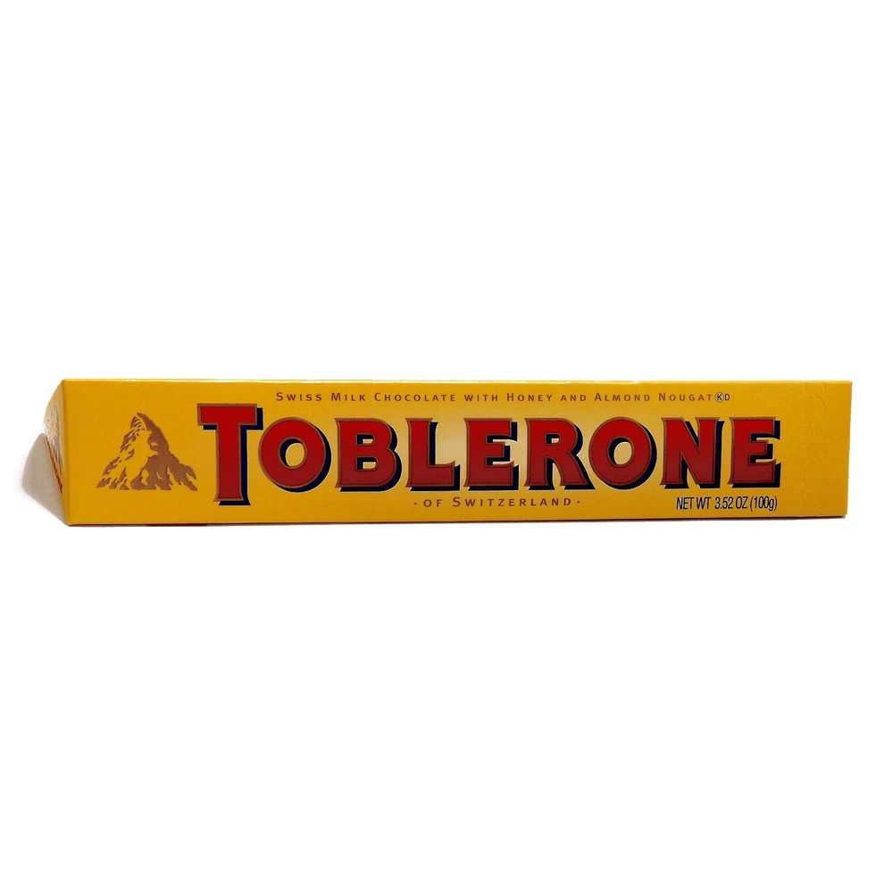 Toblerone Milk Chocolate Bar 3.52 oz each (3 Items Per Order)