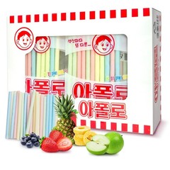 COELO Apollo Straw Candy 10g x 18Packs (Total 6.35oz) | Fruity Flavors Small