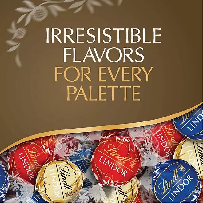 Lindt LINDOR DARK LUSCIOUS MILK Chocolate TRUFFLES MIX BULK BAG VALUE PRICE NOW!
