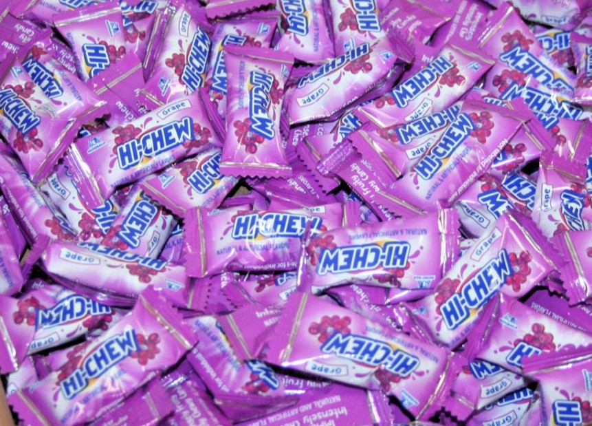 2 pounds Grape Hi-Chew Candy Fruit Chews in bulk- 32 ounces NEW & FRESH