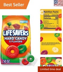 Fruity Hard Candy Assortment – 50-Ounce Bag for Office Pantries and Celebrations