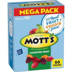 Mott’s Assorted Fruit Flavored Snacks – 40 Pack – Gluten Free Gummies