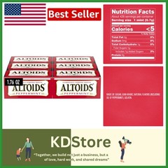 Refreshing Peppermint Breath Mints – 1.76 oz Pack of 12 for Instant Confidence