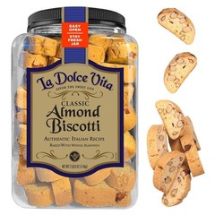 Classic Almond Italian Biscotti Cookies, Gourmet Coffee & Tea Dipping Snack, …