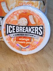 4 pack – LIMITED EDITION Ice Breakers ORANGE CREAM POP Mints 1.5 oz Discontinued