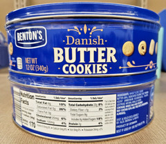 Benton’s Danish Butter Cookies Baked with Real Butter 12oz 340g (2 Tins)