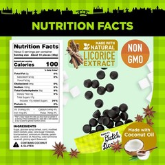 Gustaf’s Dutch Licorice Drops – 5.2oz Bag – Sweet Black 5.2 Ounce (Pack of 1)