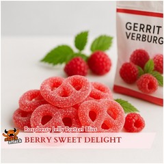 JELLY PRETZELS RASPBERRY – Varied BAG – Best Price Candy – SHIPS FREE