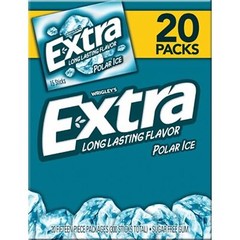 Wrigley’s Extra Polar Ice Gum, 20 Pack/15 Count
