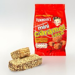 Tunnock’s Mini Caramel Logs (1Pack)Roasted Coconut Caramel Wafer Biscuits 150g