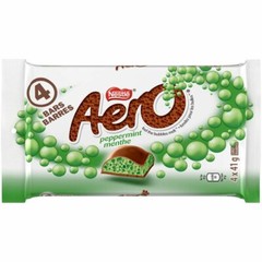 24 Aero Peppermint Chocolate Bars Full Size 41g Each NESTLE Canada -FRESH!